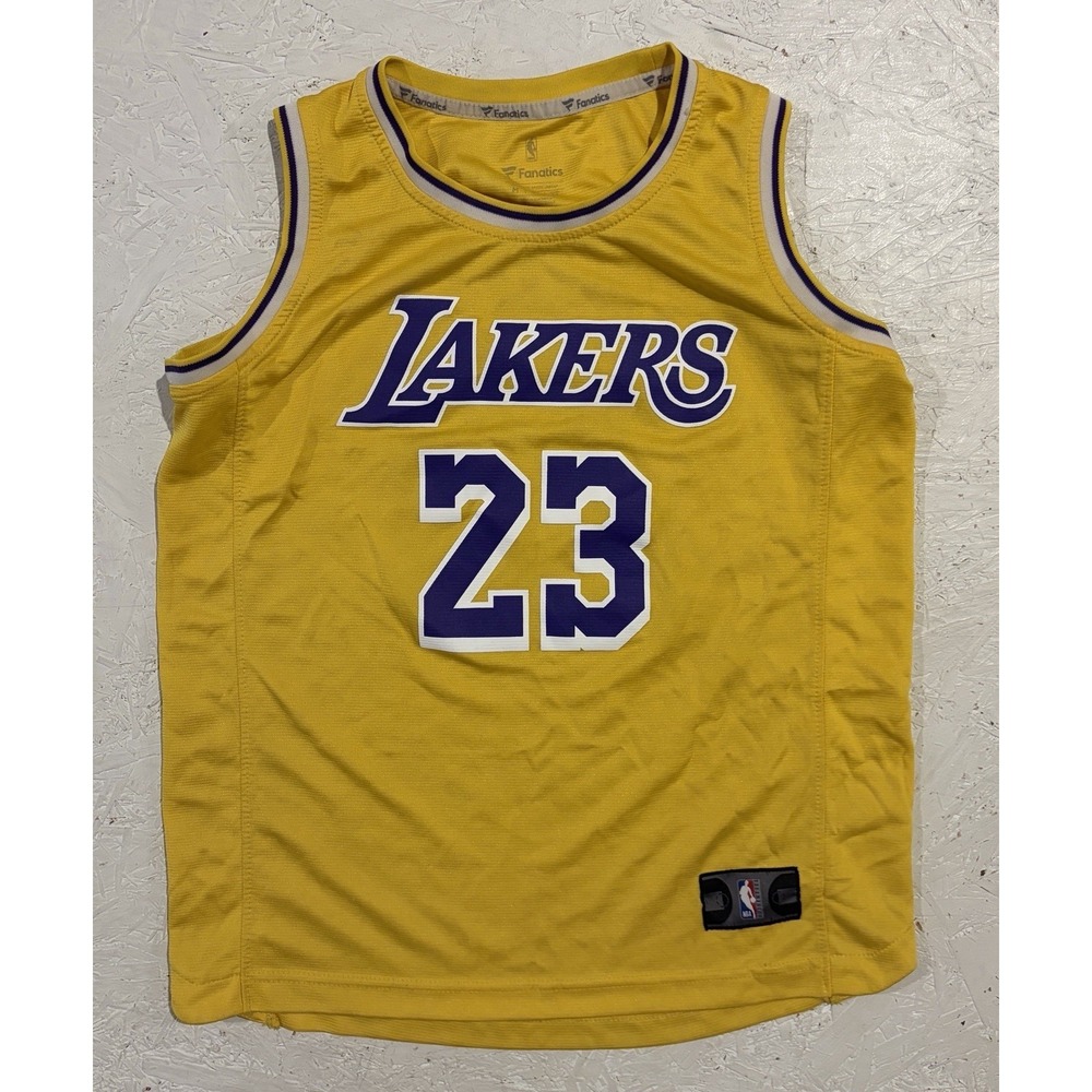 LeBron James Lakers‎ Jersey - Youth Medium (10-12) Fanatics Yellow #23 NBA